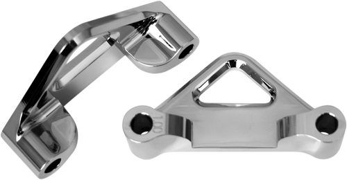 Hot Legs/Bagger Legs Fender Spacers - Chrome - 1.00" Spacer - For 6" Width Fender