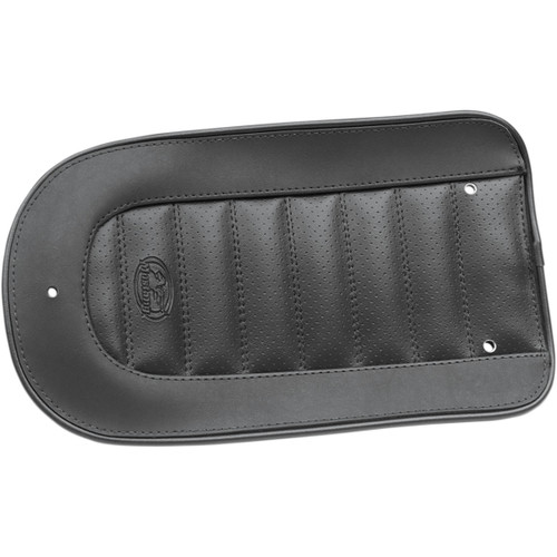 Mustang #78190 - Fender Bib - Tuck and Roll - Black - HD Softail