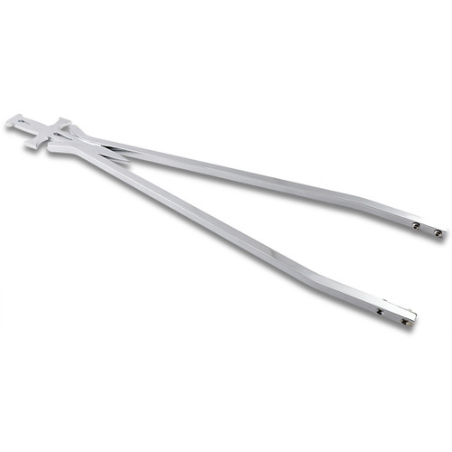 Cycle Visions #CV-8011 - Sissy Bar Stick - Chrome - 30" Daggertude - Narrow