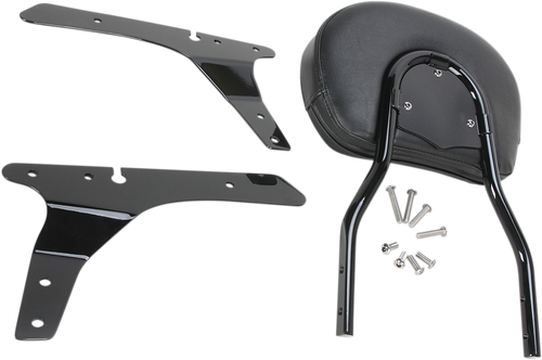 Cobra #602-1303B - Round Sissy Bar - Standard - Black - Sportster