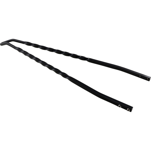 Cycle Visions #CV-8040B - Twisted Sticks Sissy Bar - Black - 30"