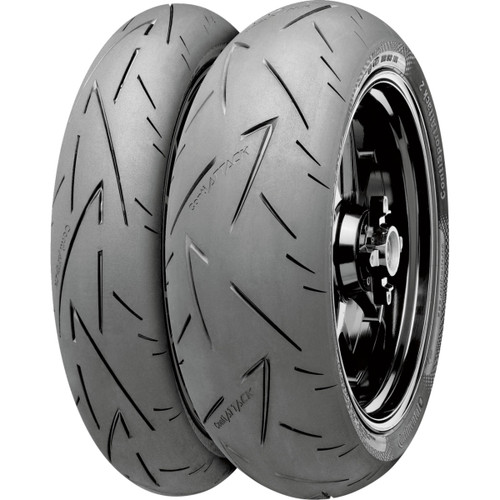 Continental #02440090000 - Tire - ContiSportAttack 2 - Rear - 160/60ZR17 - (69W)
