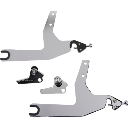 Cobra #602-2001 - Backrest Kit - 14" - Chrome - Softail