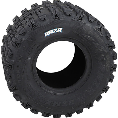 Maxxis #TM01034100 - Tire - Razr Plus MX - Rear - 18x10-8 - 4 Ply
