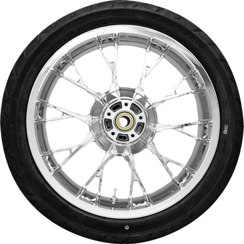 Coastal Moto #PKG2-MAR185CH-ABST - Marlin Rear Wheel - Chrome (18") | Dunlop AE2 Tire (180/55B18)