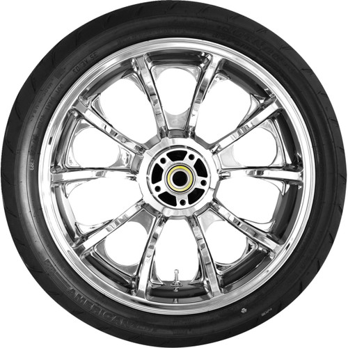 Coastal Moto #PKG2-LAR185CH-ABST - Largo Rear Wheel - Chrome (18") | Dunlop AE2 Tire (180/55B18)