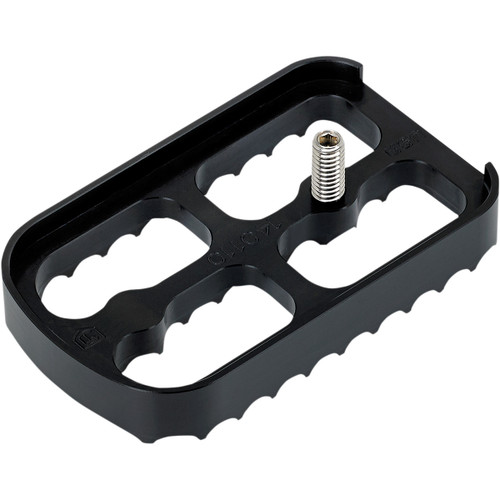 Joker Machine #08-641B - Brake Pedal Cover - Black - Serrated