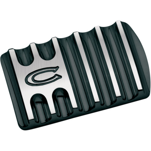 Covingtons #C1042-B - Brake Pedal - Finned - Black