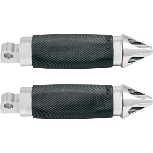 Avon Grips #FP-CC-85-CH-SPI - Foot Pegs - Custom Spike - Chrome