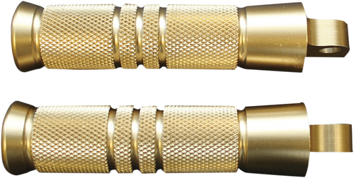 Brass Footpegs - Grooved