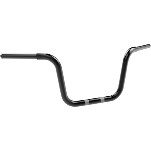 Khrome Werks #300450 - 1-1/4" Fat Center Bobber Ape Handlebar - 10" - Black