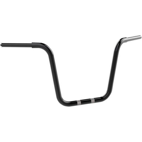Khrome Werks #300452 - 1-1/4" Fat Center Bobber Ape Handlebar - 14" - Black