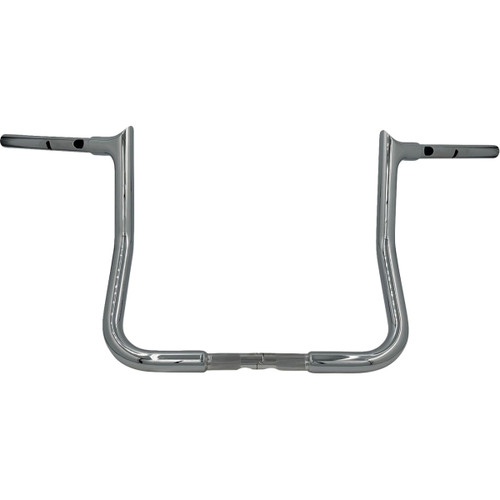 FAT Baggers INC. #945013 - 1-1/4" EZ Install Pointed Top Handlebar - Reduced Reach - 13" - Chrome