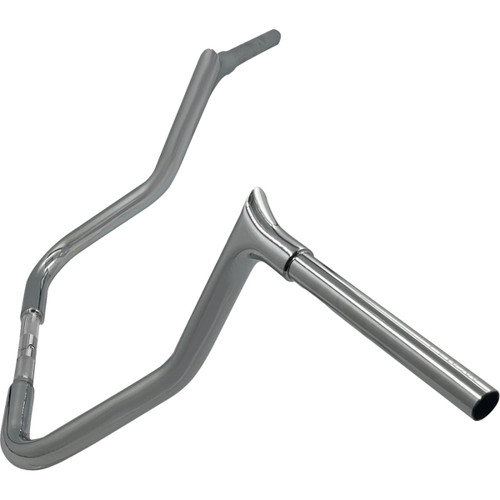 FAT Baggers INC. #905013 - 1-1/4" EZ Install Pointed Top Handlebar - Reduced Reach - 13" - Chrome