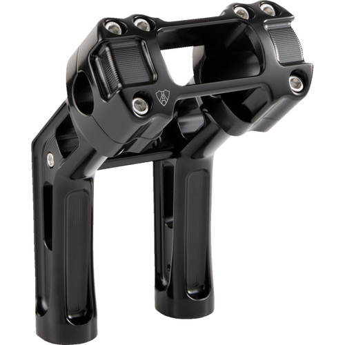 Arlen Ness #520-066 - Wayback Risers - 7" - Softail - Black