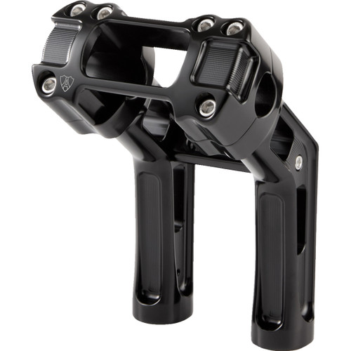 Arlen Ness #520-066 - Wayback Risers - 7" - Softail - Black