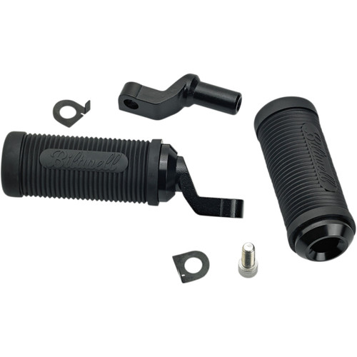 Biltwell #7004-204-02 - Norman Step Foot Pegs - Black - Softail