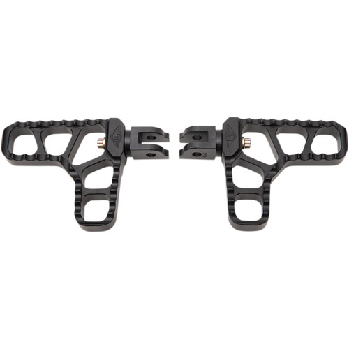 Joker Machine #08-62-6B - Serrated Heel Pegs - Black - Harley-Davidson