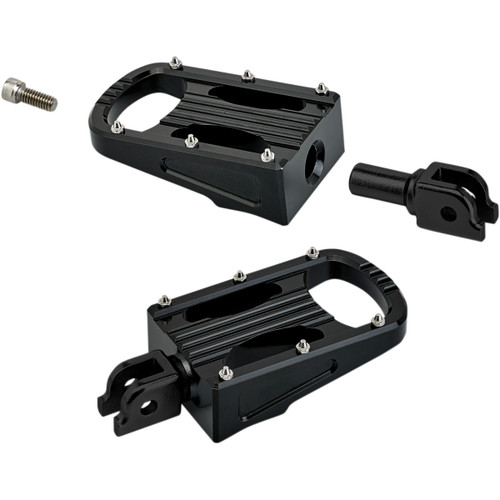 Biltwell #7006-203-03 - Punisher Foot Pegs - Black - Softail