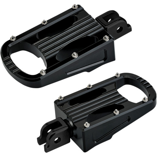 Biltwell #7006-203-03 - Punisher Foot Pegs - Black - Softail
