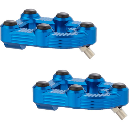 Arlen Ness #07-903 - MX Foot Pegs - Driver - Blue