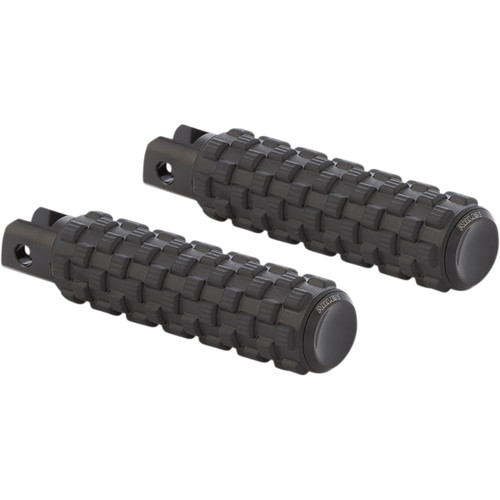 Arlen Ness #07-966 - Passenger Air Trax Foot Pegs - Black - FL/FX '18-'25