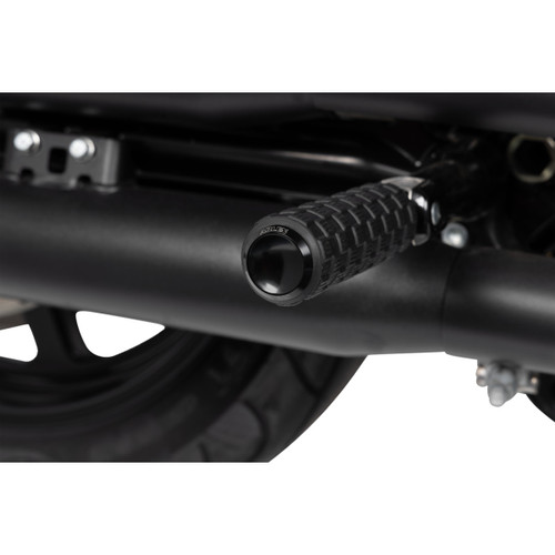 Arlen Ness #07-966 - Passenger Air Trax Foot Pegs - Black - FL/FX '18-'25