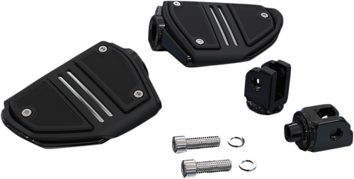 Twin Rail Footpeg - Black - Softail