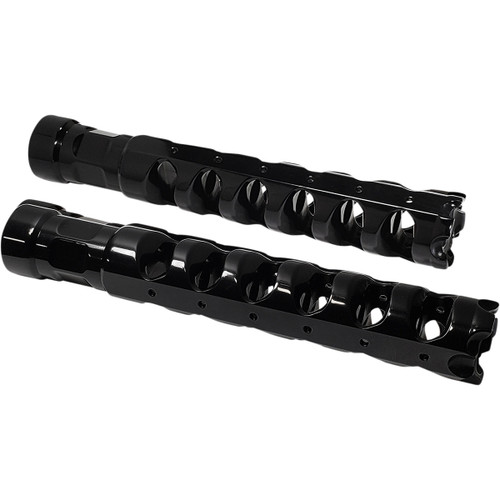 Accutronix #PF121-AKB - Muzzle Break Foot Pegs - Rigid Mount - Black