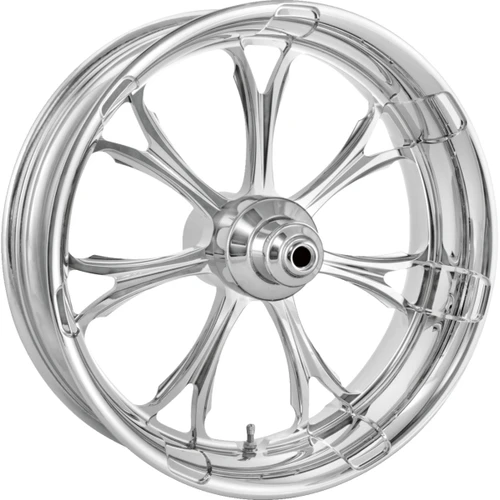 Performance Machine (PM) #1202-7106R-PARAJ-CH - Wheel - Paramount - Front - Dual Disc/without ABS - Chrome - 21x3.5 - '08+ FL