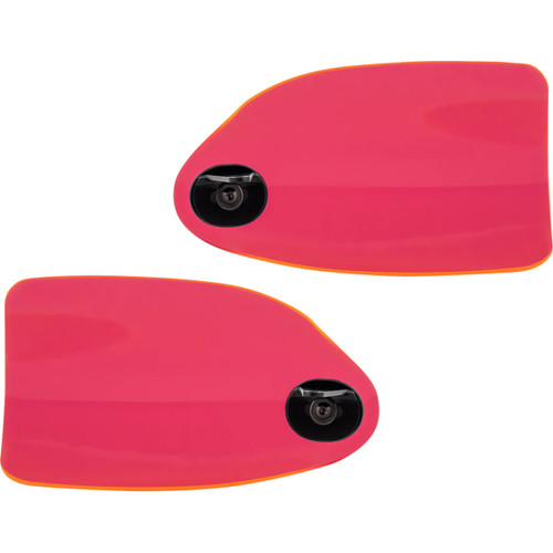 Klock Werks #KWS-01-0124-HC - Flare® Handguards - Harley-Davidson Hydraulic Clutch - Pink Ice