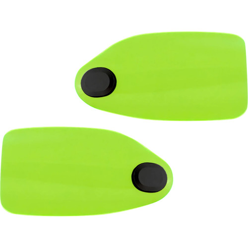 Klock Werks #KWS-01-0127-CC - Flare® Handguards - Harley-Davidson Cable Clutch - Green Ice