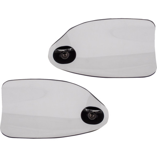 Klock Werks #KWS-04-0613 - Flare® Handguards for Indian - Clear