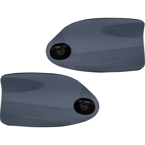 Klock Werks #KWS-04-0614 - Flare® Handguards for Indian - Dark Smoke