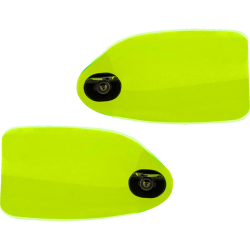 Klock Werks #KWS-04-0619 - Flare® Handguards for Indian - Green Ice