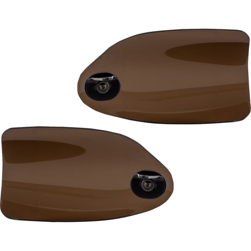 Klock Werks #KWS-04-0628B - Flare® Handguards for Indian - Bronze