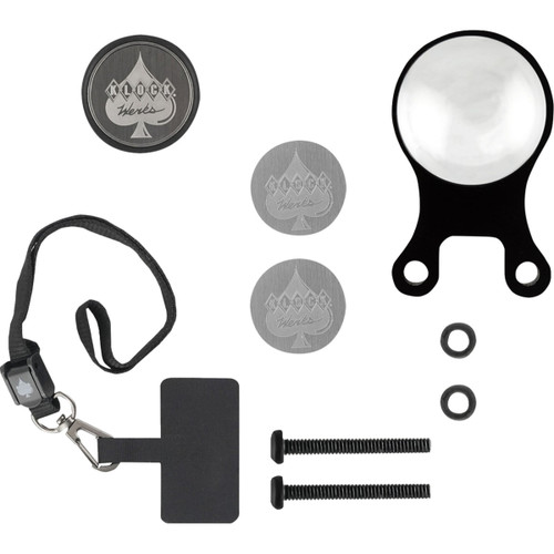 Klock Werks #KWD-06-0424-B - iOmounts® Magnetic Phone Mount for BMW - Ambidextrous - Black