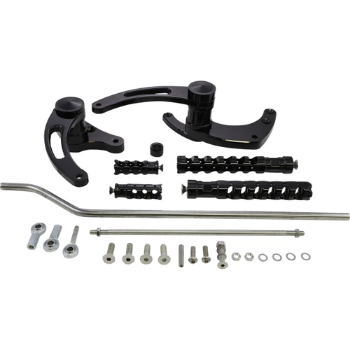 Accutronix #FC102-SSAKB - Forward Control - Black - Slotted