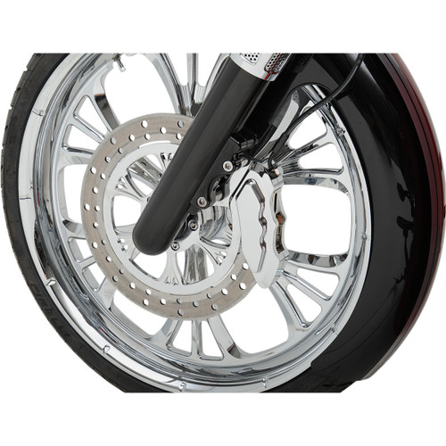 Hawg Halters #LHSCC6013 - 6-Piston Caliper - Front - Chrome - 13"