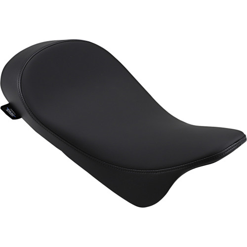 Drag Specialties Seats - Low Solo Seat - Solar Leather - Smooth - FL '08-'23