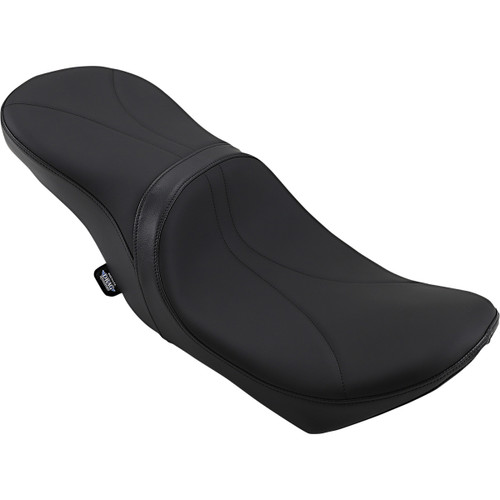 Drag Specialties Seats - Low Touring Seat - Solar Reflective - Mild Stitched - Yaffe Tanks - FL '08-'23