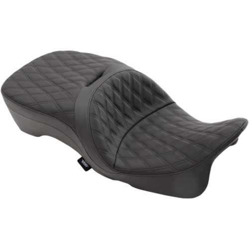Drag Specialties Seats - Touring Seat - Double Diamond - FL '09-'23