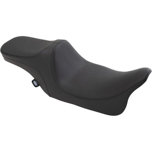 Drag Specialties Seats - Predator III 2-Up Seat - Smooth - Black - FL '99-'07
