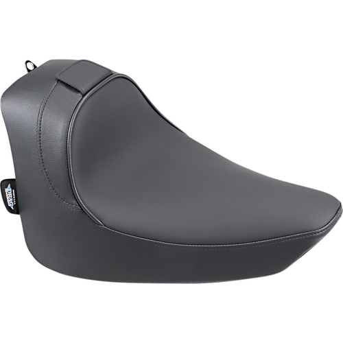 Drag Specialties Seats - Solo Seat - Smooth - Driver Backrest - FL/FX '00-'06