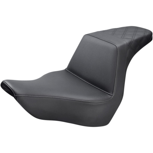 Saddlemen #818-29-173 - Step-Up Seat - Rear Lattice Stitch - Black