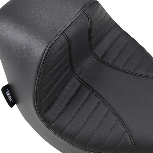 Drag Specialties Seats - EZ-Solo Seat - Scorpion Stitch - Vinyl - FLFB/S '18-'25