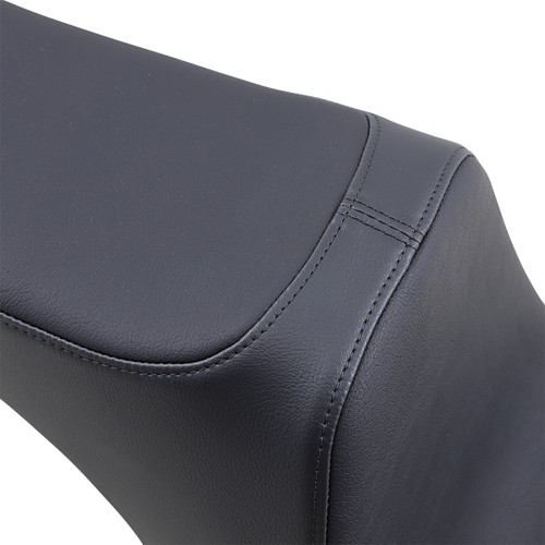Drag Specialties Seats - Predator III 2-Up Seat - Vinyl - Smooth - Black - Softail '06-'17