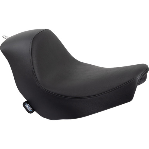 Drag Specialties Seats - Solo Seat - Black - Smooth - FL/FX '18-'23