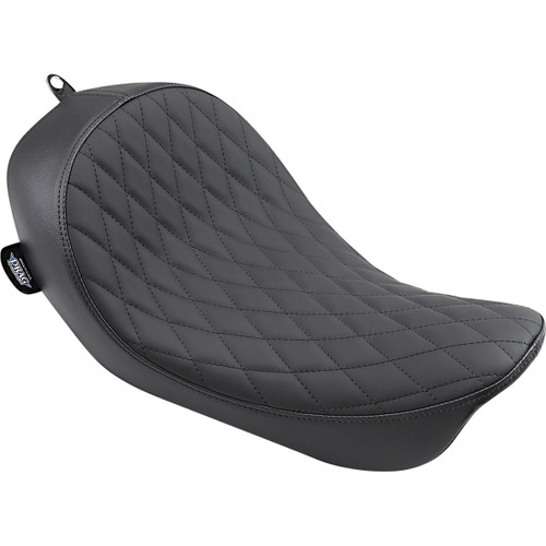 Drag Specialties Seats - Low Solo Seat - Diamond Stitch - FXD/FLD '06-'17