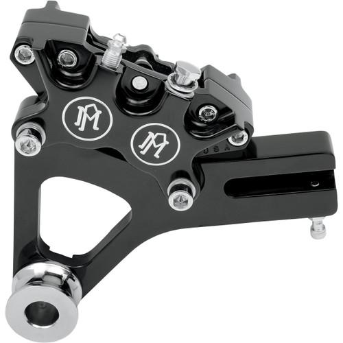Performance Machine (PM) #1259-0052-BM - 4-Piston Caliper - Rear - Contrast Cut™ - 08-17 FXD